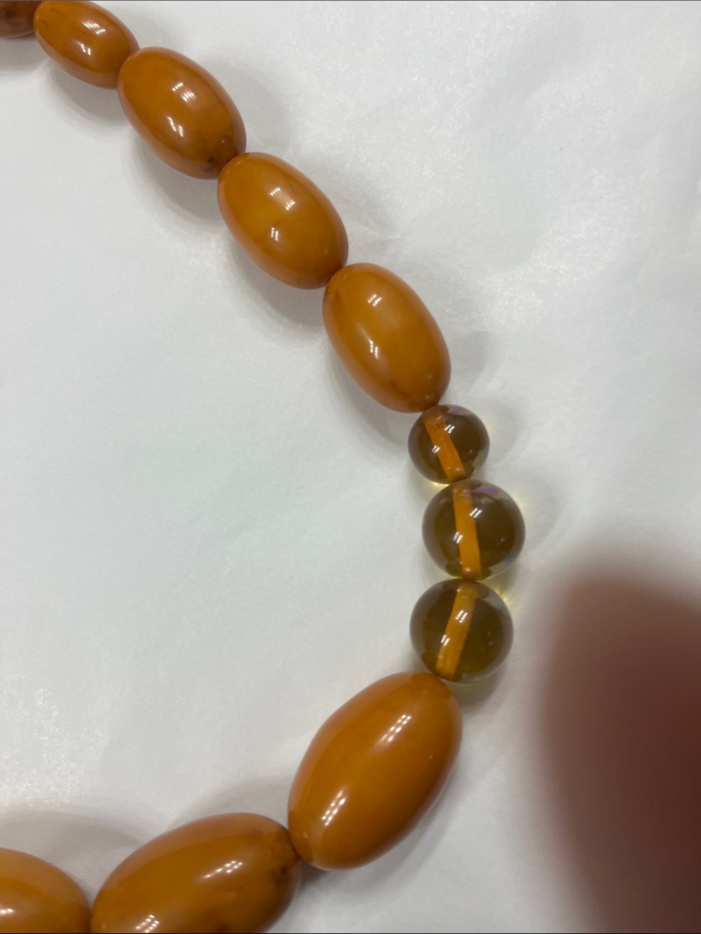 Very Old Choker Beaded Necklace with A Vintage Clasp - Picture 3 of 9